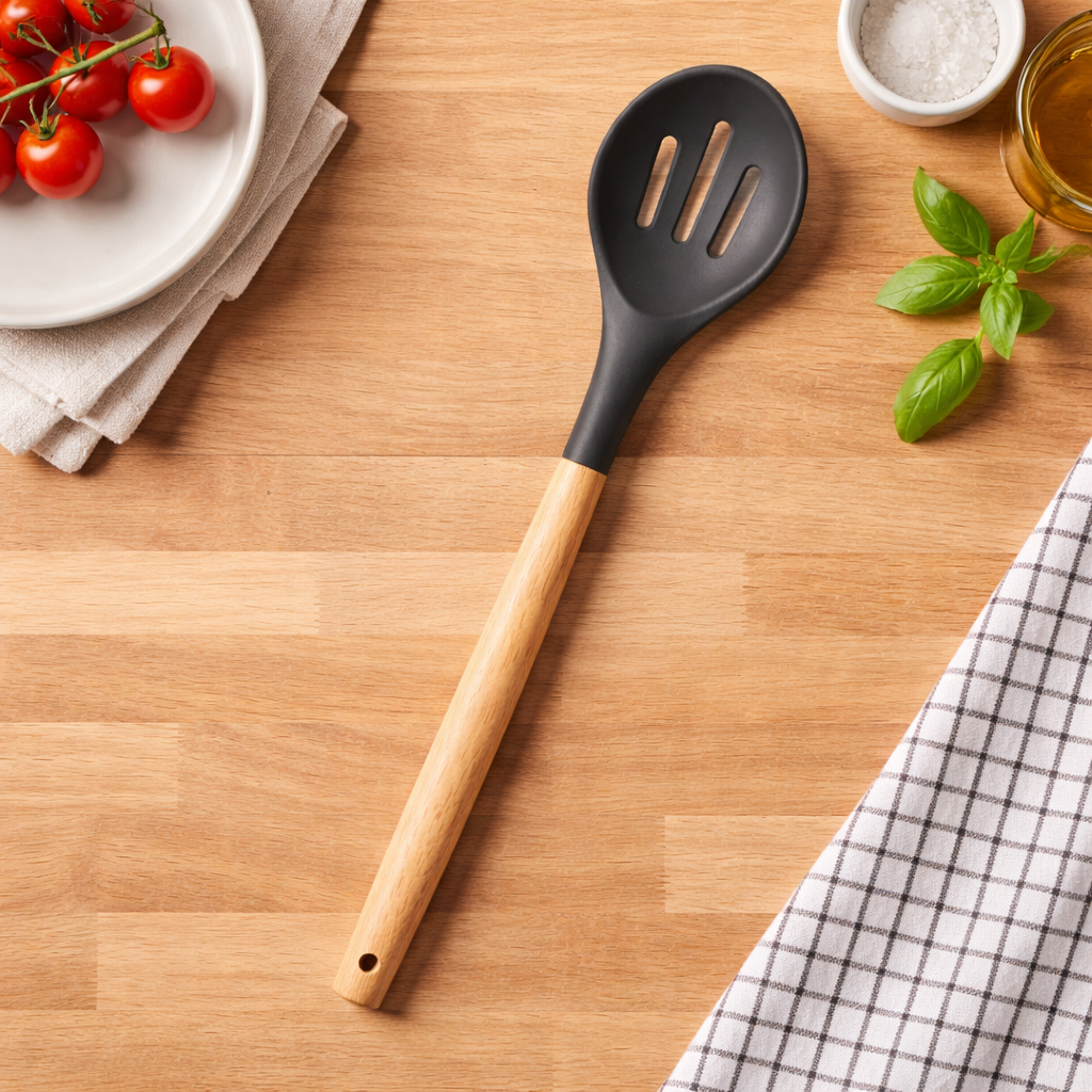 قاشق بزرگ سیلیکونی نسوز