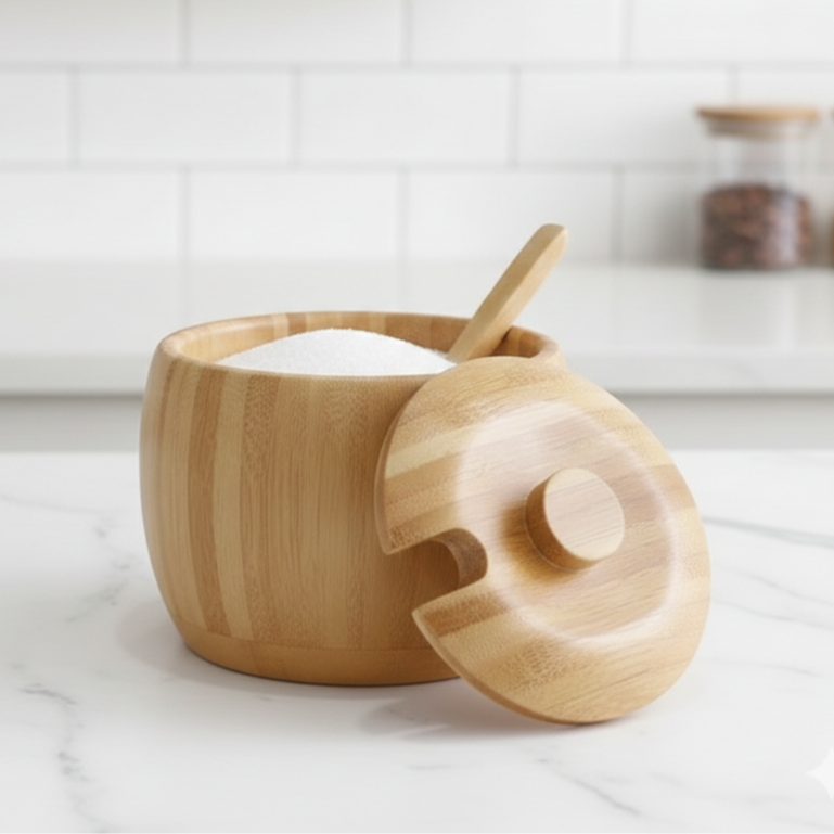 جا ادویه تکی قاشق دار بامبو